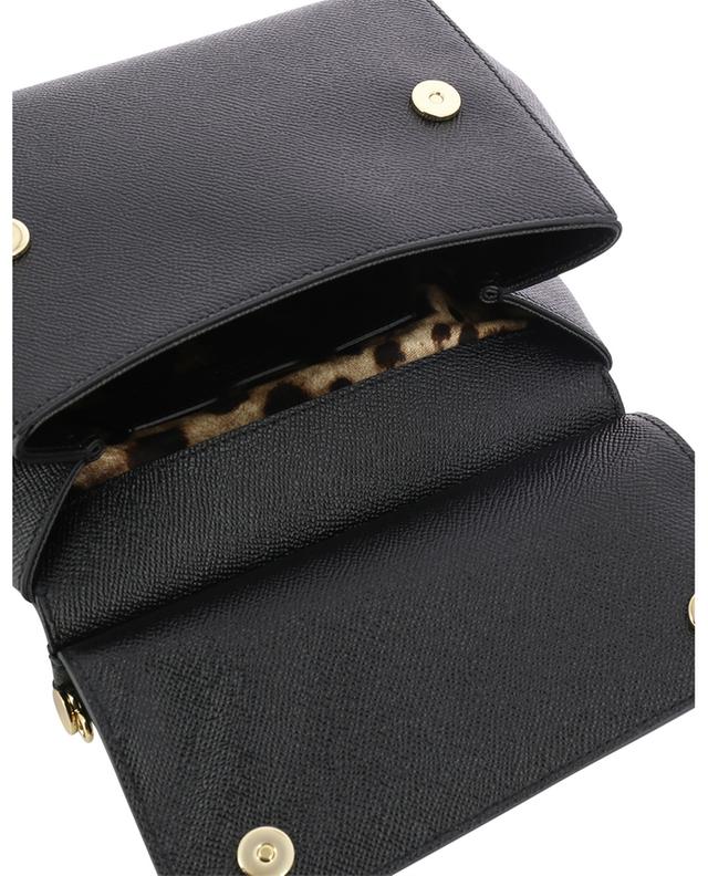 Sicily Small textured leather shoulder bag DOLCE &amp; GABBANA