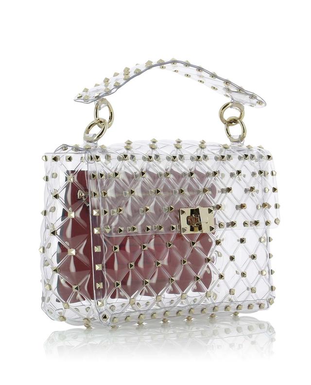 valentino transparent rockstud bag