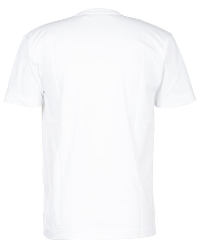 T-Shirt aus Baumwolle mit Herzaufnäher COMME DES GARCONS PLAY