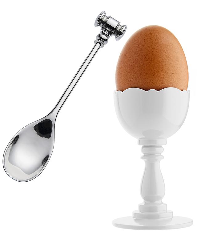 Dressed egg cup with spoon ALESSI