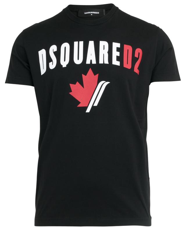tee shirt dsquared feuille