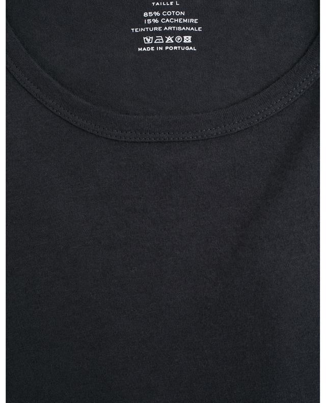Langarm-T-Shirt aus Baumwolle und Kaschmir MAJESTIC FILATURES