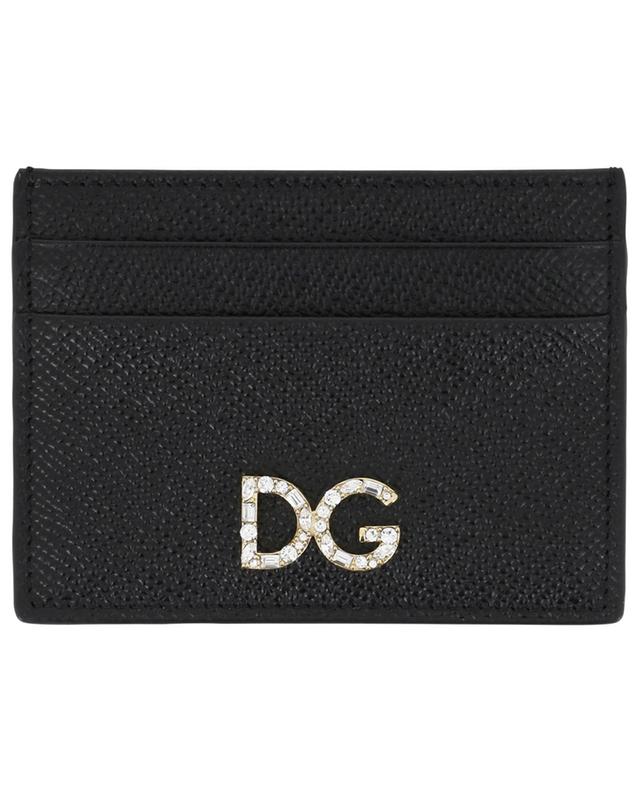 DG dauphine leather credit card holder DOLCE &amp; GABBANA