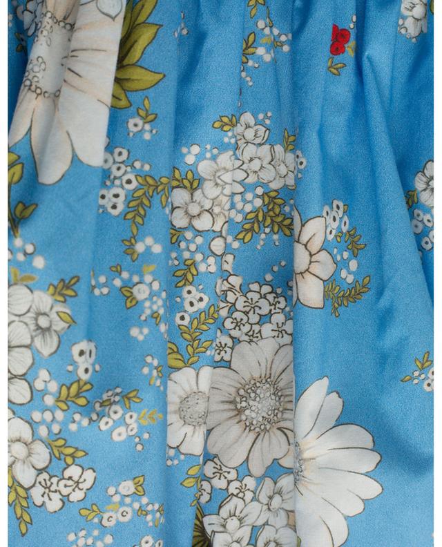 Sleeveless midi dress in floral poplin N°21