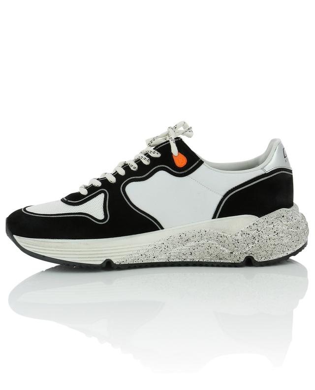 Running Sole suede, leather and mesh sneakers GOLDEN GOOSE