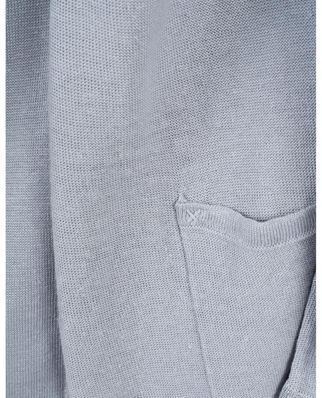 Cardigan ouvert en lin détail lurex et poches BONGENIE GRIEDER