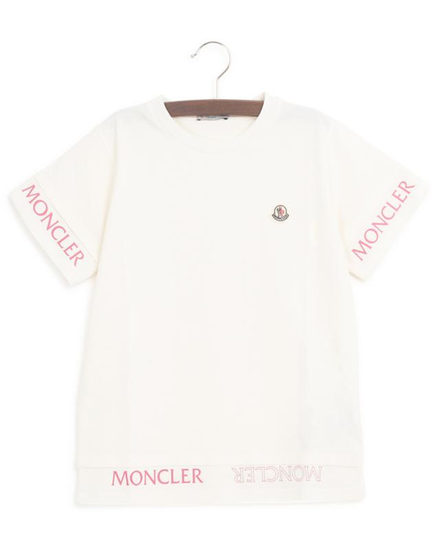 T-shirt en jersey effet superpositions imprimé logo MONCLER