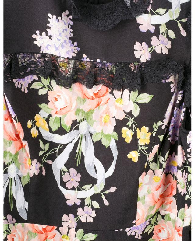 Kurzes Viskosekleid mit Rüschen und Blumenprint Elsa NEEDLE &amp;THREAD