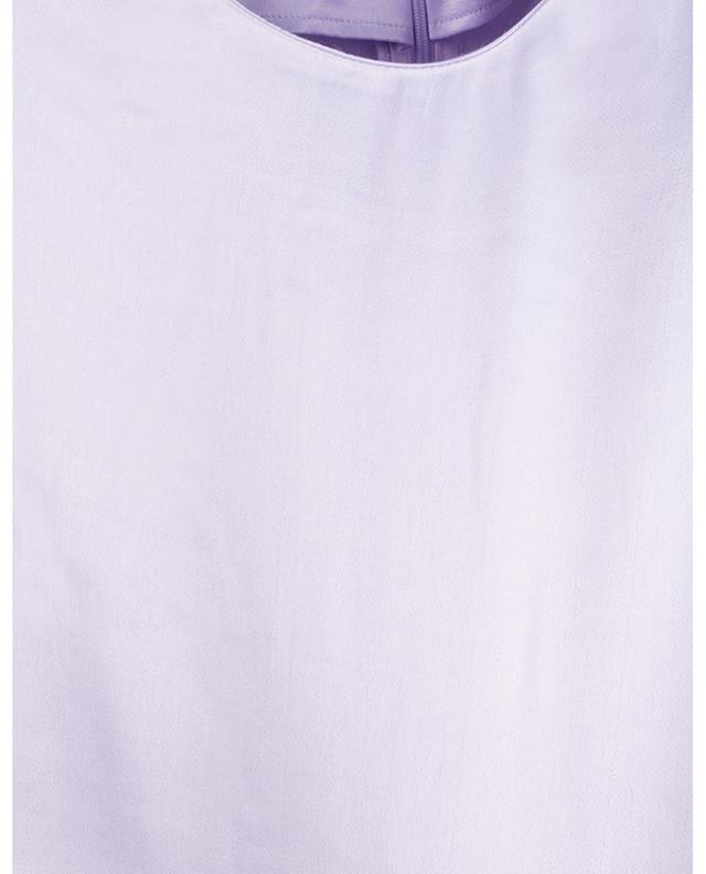 Vera Pastel Lilac short-sleeved satin top ROTATE BIRGER CHRISTENSEN