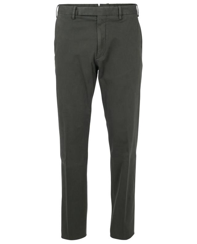 Regular fit cotton and lyocell twill chino trousers ERMENEGILDO ZEGNA