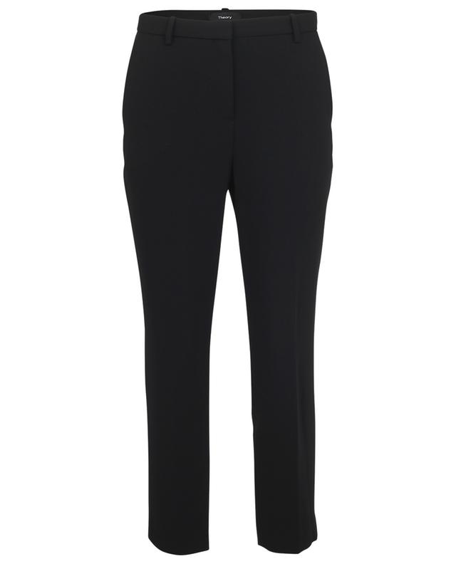 Treeca Admiral Crepe cropped slim fit trousers THEORY