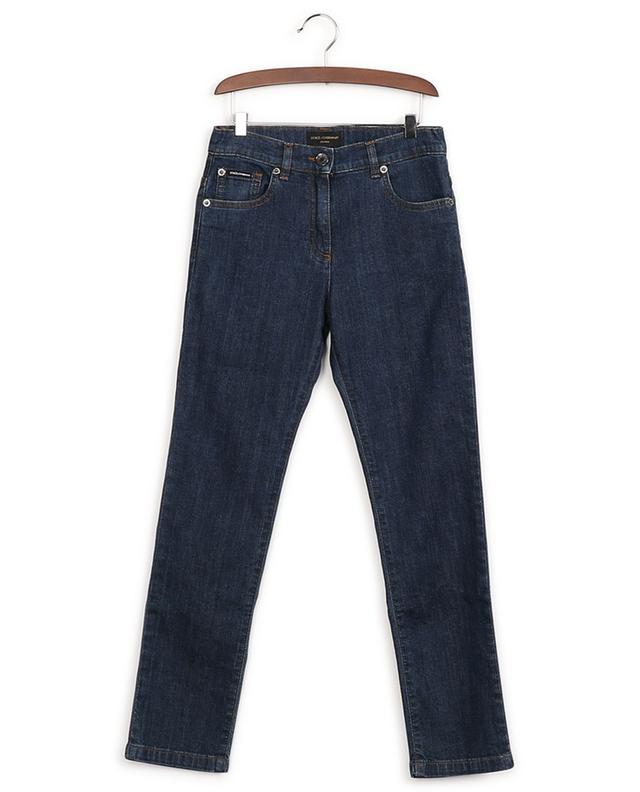 Cotton-blend We are D&amp;G patch jeans DOLCE &amp; GABBANA