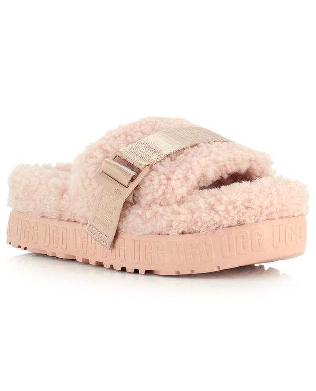 UGG Fluffita fluffy sheepskin platform slippers - BongÃ©nie-Grieder