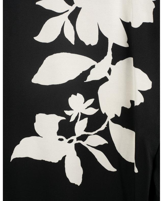 T-shirt en sergé imprimé fleurs VINCE
