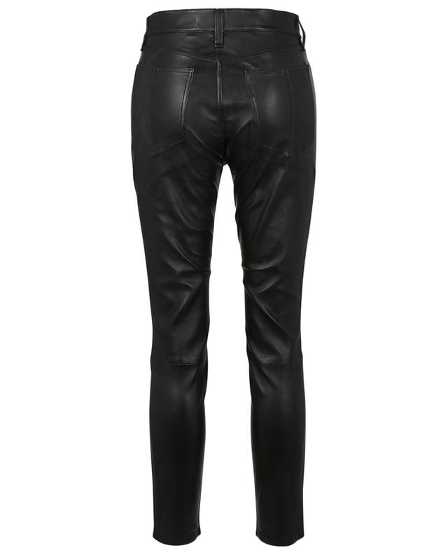 Side Zip Skinny Leather Trousers – Maison-B-More Global Store