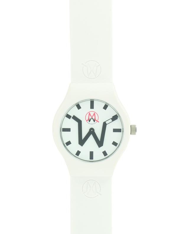 Zurich white silicone strap wrist watch MADWATCH