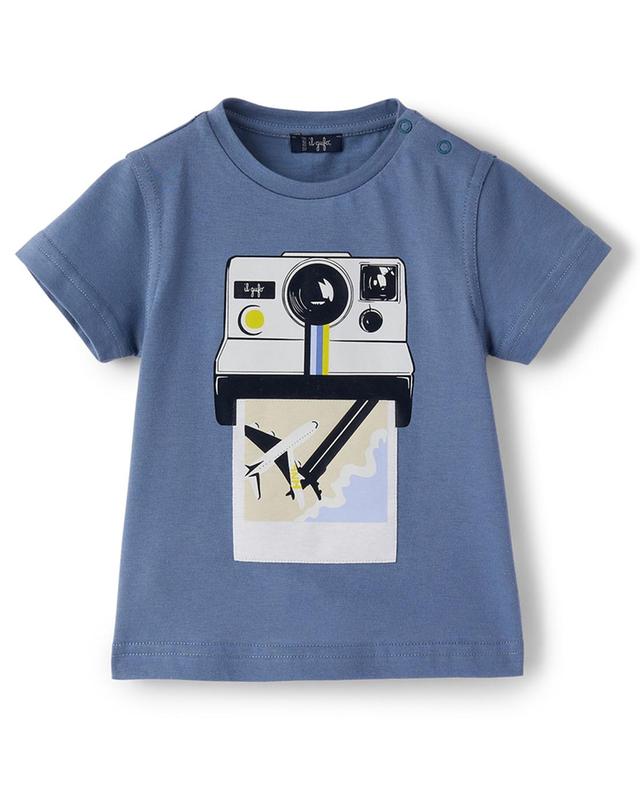 T-shirt bébé imprimé Polaroid IL GUFO