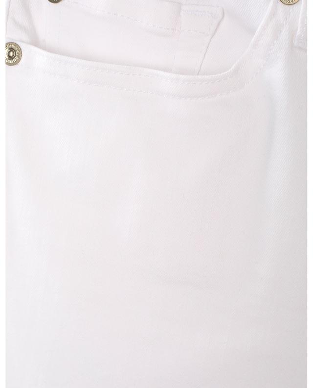 Ausgefranste Slim-Fit-Jeans Pyper Crop Slim Illusion Pure White 7 FOR ALL MANKIND