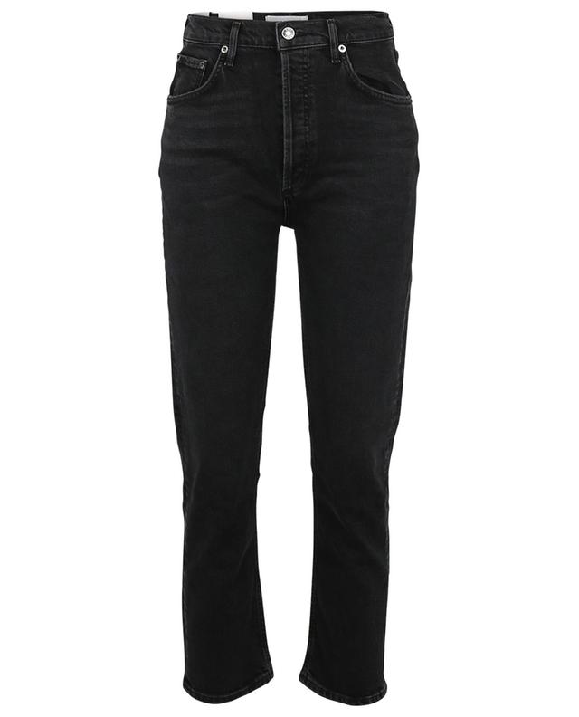 Riley Panoramic high-rise cropped straight fit jeans AGOLDE