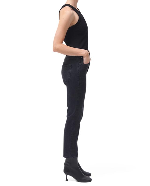Jeans mit hoher Taille und verkürztem Bein Riley Panoramic AGOLDE