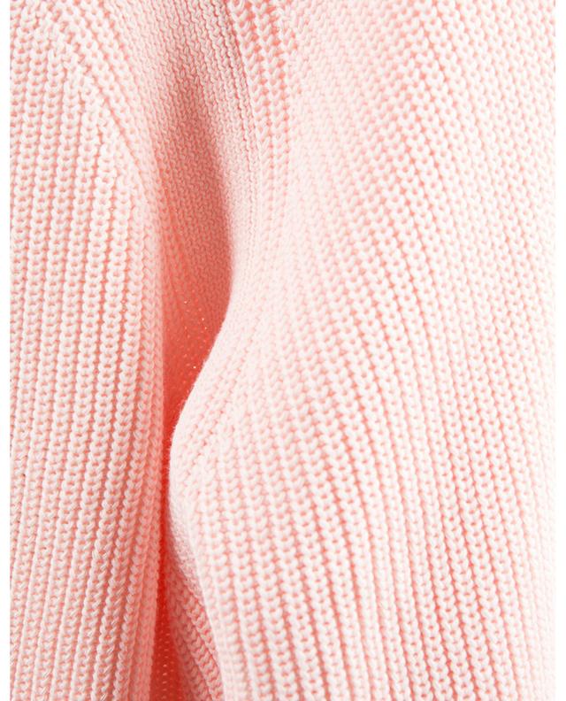 Organic cotton round neck rib knit jumper BONGENIE GRIEDER