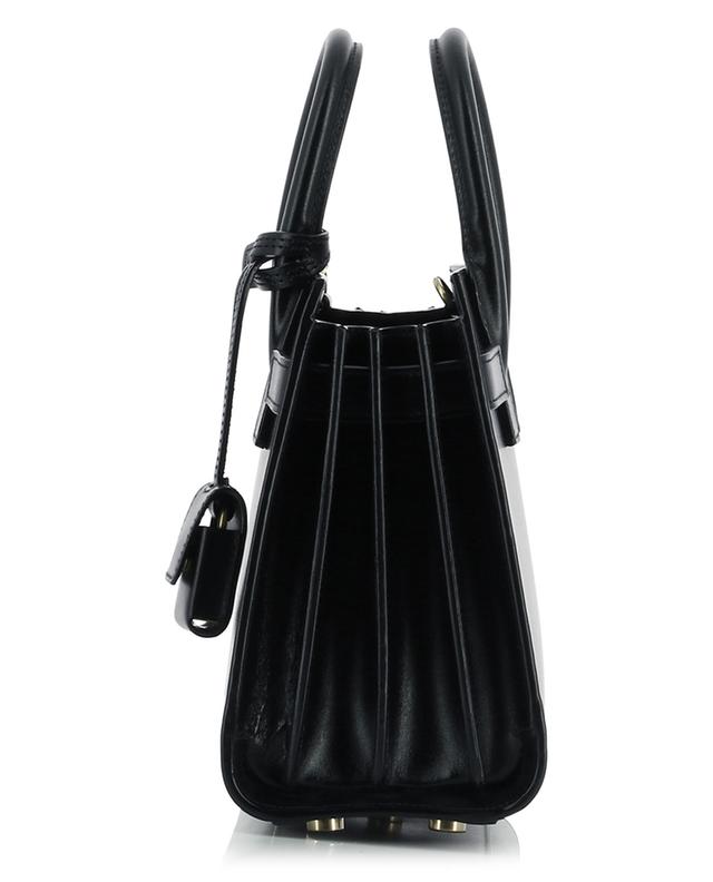 Classic Sac De Jour Nano stiff leather handbag SAINT LAURENT PARIS