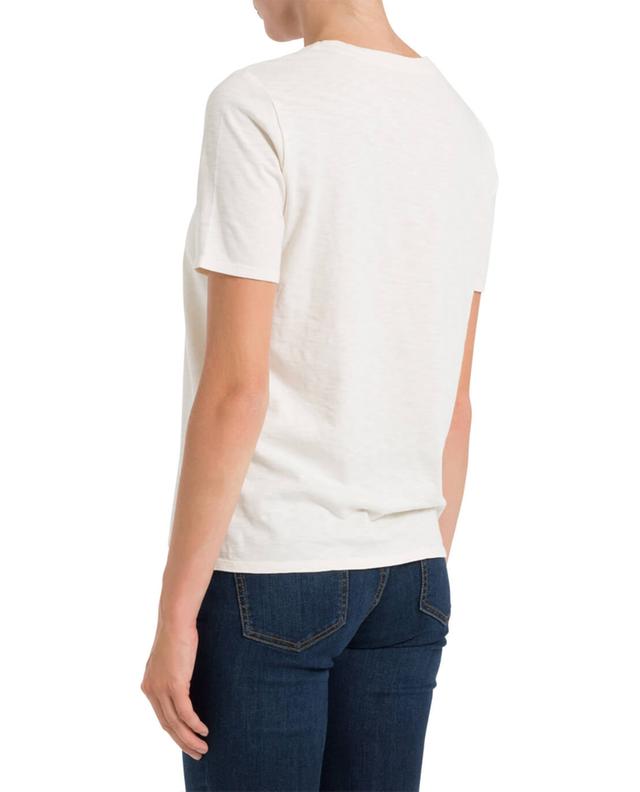 Tory Burch T-shirt en coton Demi Blanc