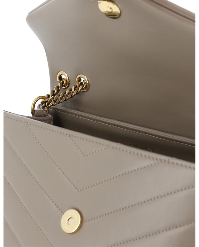 Loulou S quilted calfskin leather shoulder bag SAINT LAURENT PARIS