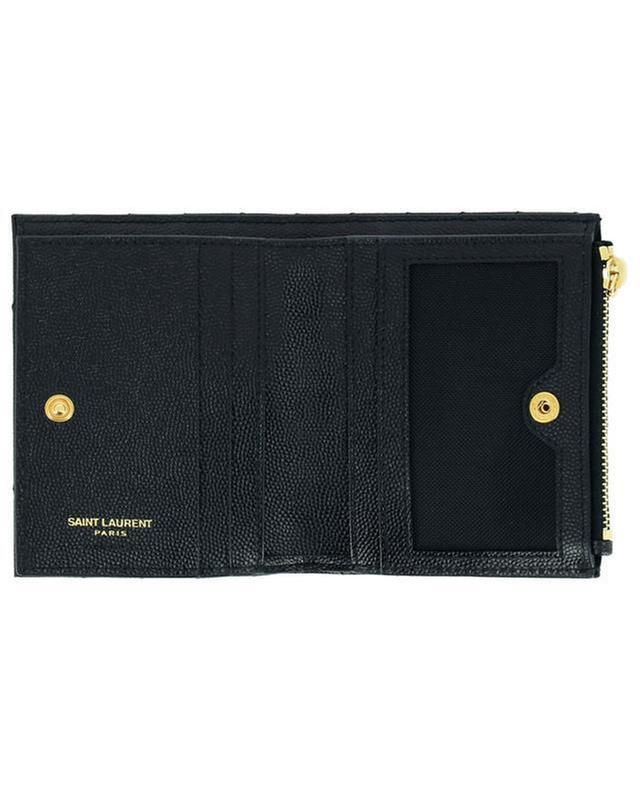 Monogram quilted leather mini wallet SAINT LAURENT PARIS