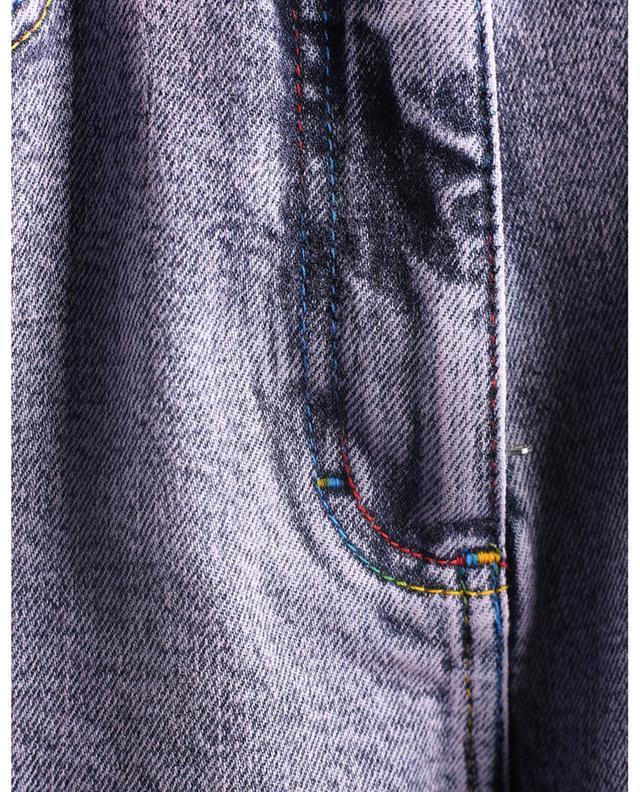 Multicolour logo embroidered slim fit jeans M MISSONI