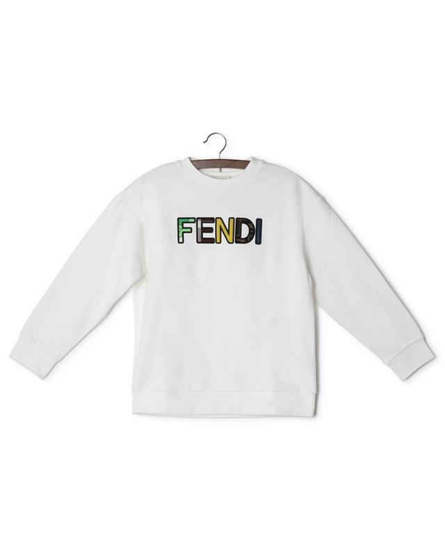 Cotton sweatshirt for girls FENDI