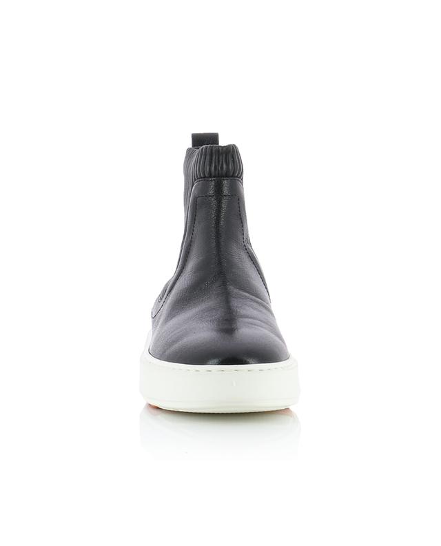 Hohe Slip-On-Sneakers aus Leder SANTONI