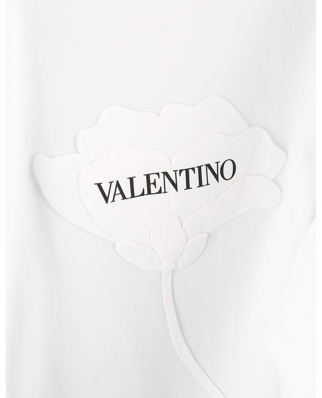 Men&#039;s Garden embroidered long-sleeved cotton shirt VALENTINO