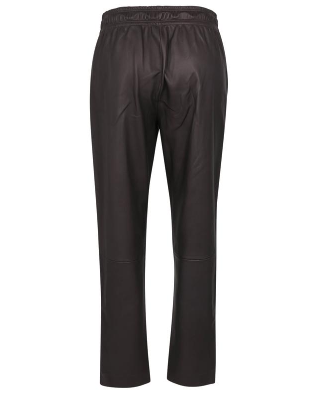 Lamb leather jogging trousers THEORY