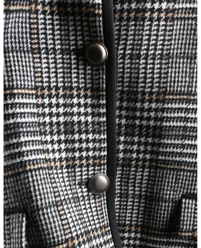 Short glen check wool jacket FABIANA FILIPPI