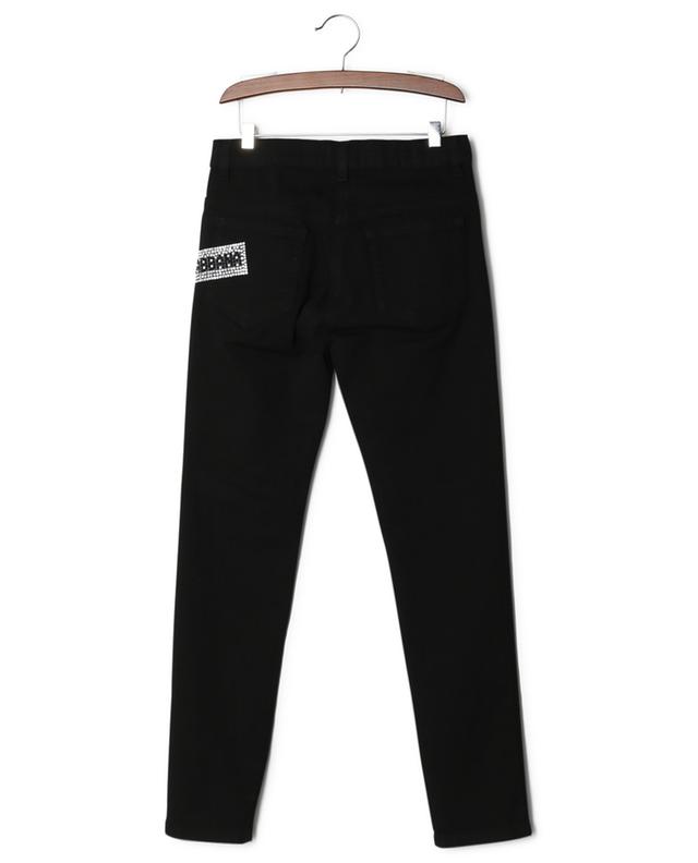 Slim-Jeans mit Strass-Etikett für Mädchen DOLCE &amp; GABBANA
