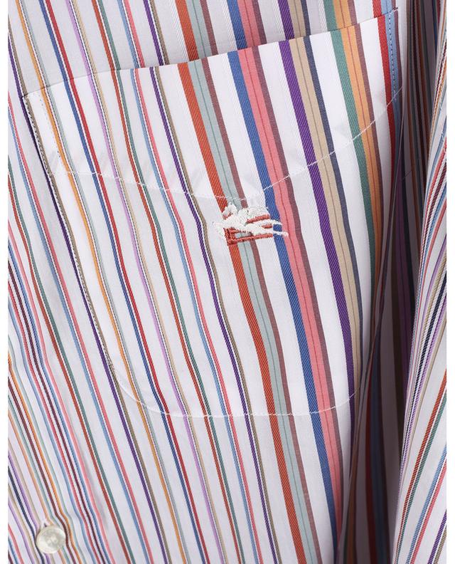 Chemise à rayures multicolores en coton Comfort Fit ETRO