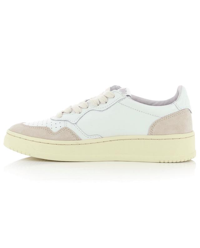 Medalist bicolour leather and suede lace-up sneakers AUTRY