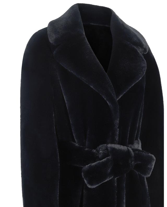 Mid-length coat in synthetic fur HERNO
