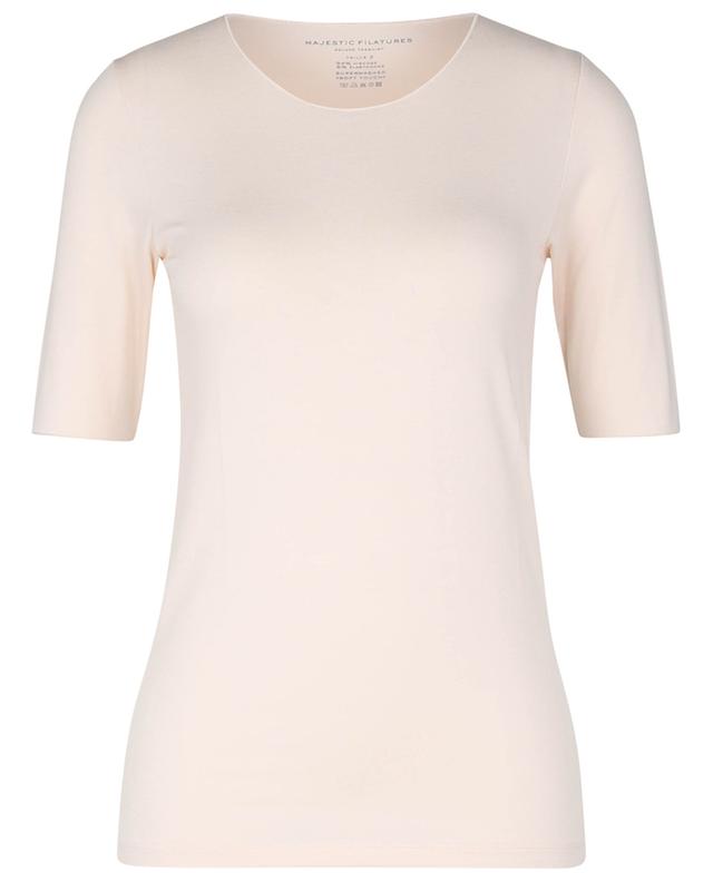 Kurzarm-Jersey-T-Shirt Soft Touch MAJESTIC FILATURES