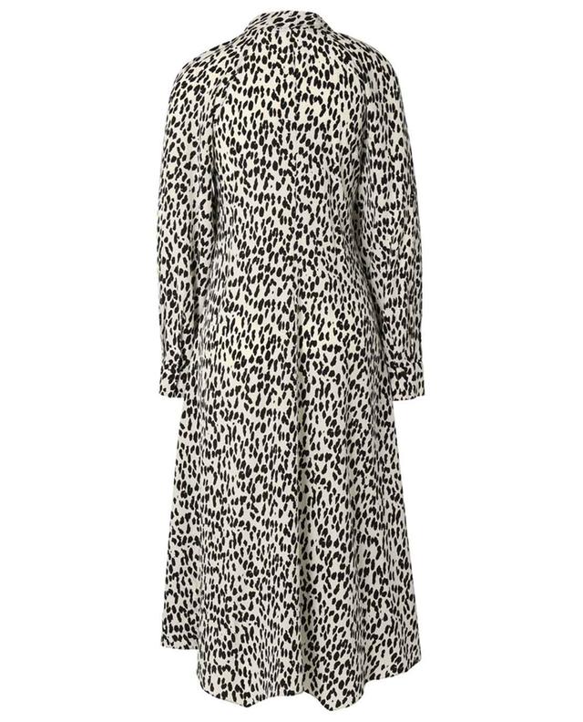 Wild Moment leopard printed asymmetric silk dress DOROTHEE SCHUMACHER