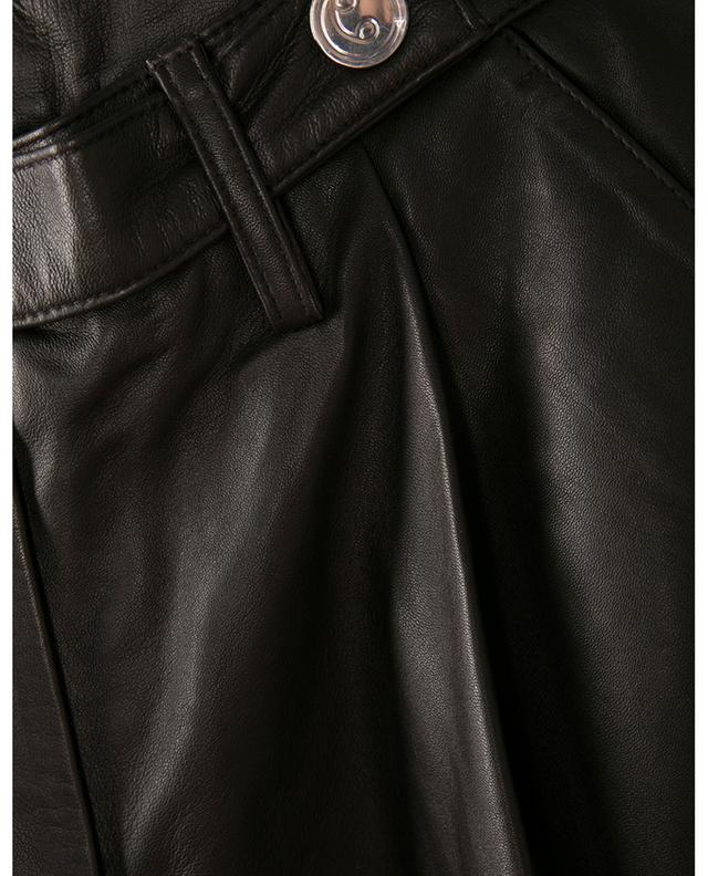 Cleo Ganache leather wide-leg trousers REMAIN BIRGER CHRISTENSEN