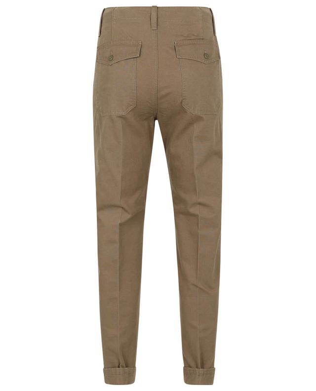 Slim fit cotton gabardine chino trousers PT TORINO