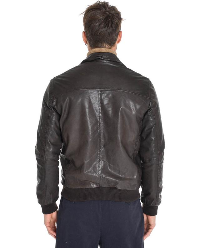 Lorenzo lined leather jacket ANDREA D&#039;AMICO