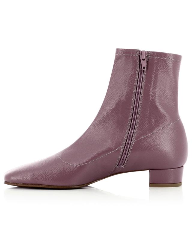 Este Lavender 30 grained leather ankle boots BY FAR