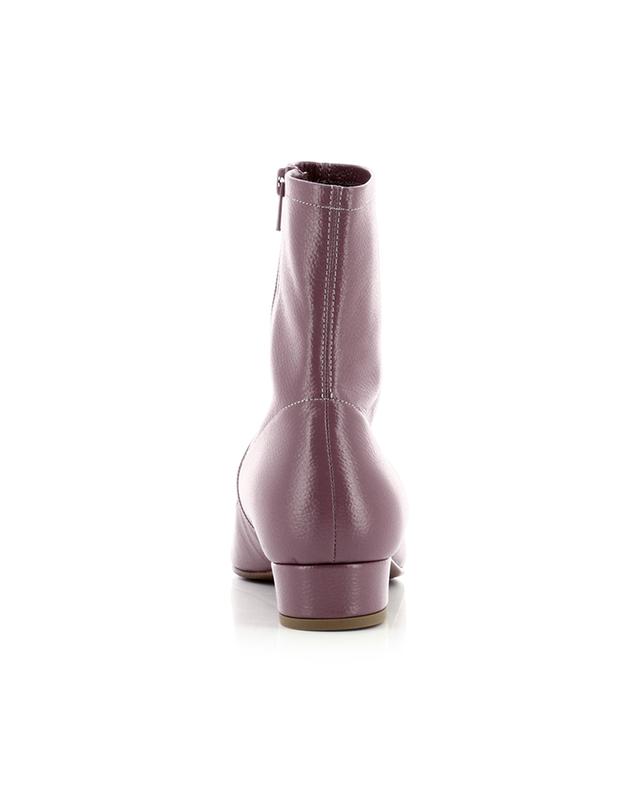 Este Lavender 30 grained leather ankle boots BY FAR