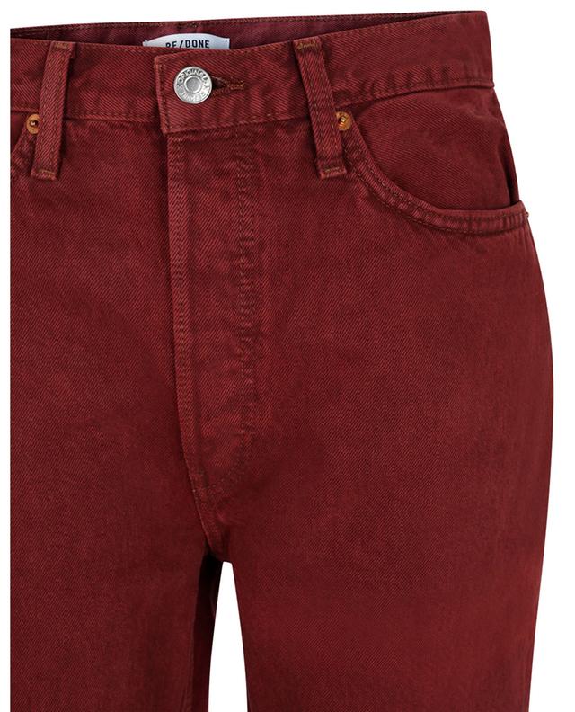Gerade ausgefranste Jeans mit hohem Bund &#039;70s Stove Pipe RE/DONE