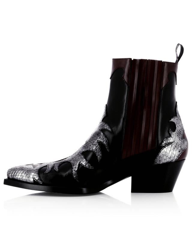 Heeled leather ankle boots SARTORE