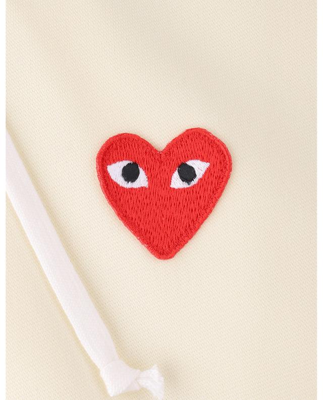 Kapuzensweatshirt mit Stickerei Red Heart COMME DES GARCONS PLAY
