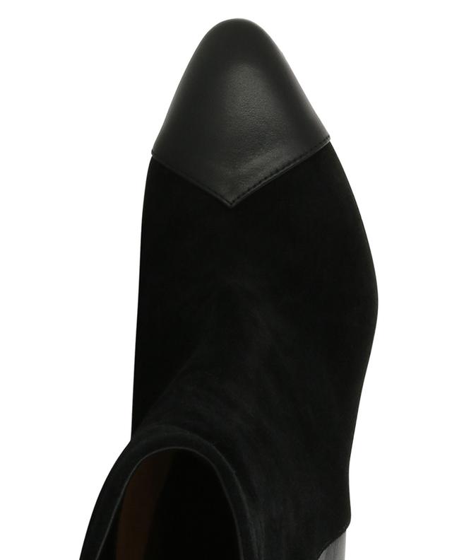 Heeled ankle boots en nappa leather and suede 80 BONGENIE GRIEDER